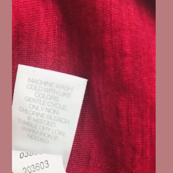 J. JILL Tunic Sweater Dress Red Long Sleeve S - Picture 5 of 5